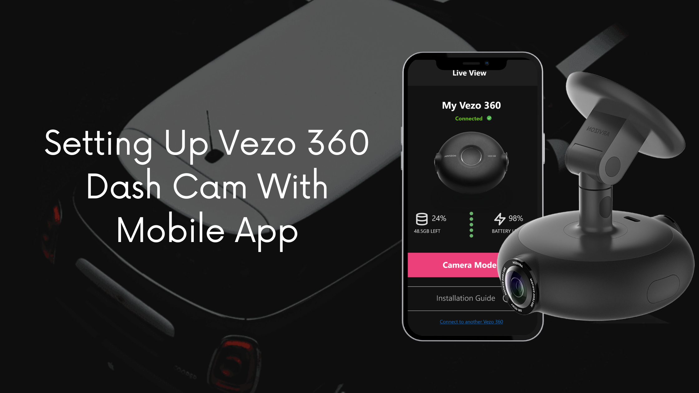 VEZO 360 - The First 4K 360 Degree Smart Dash Cam